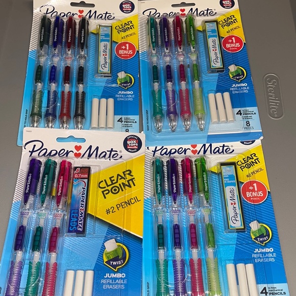 Other New Papermate Mechanical Pencils With Refill Erasers And Lead 4